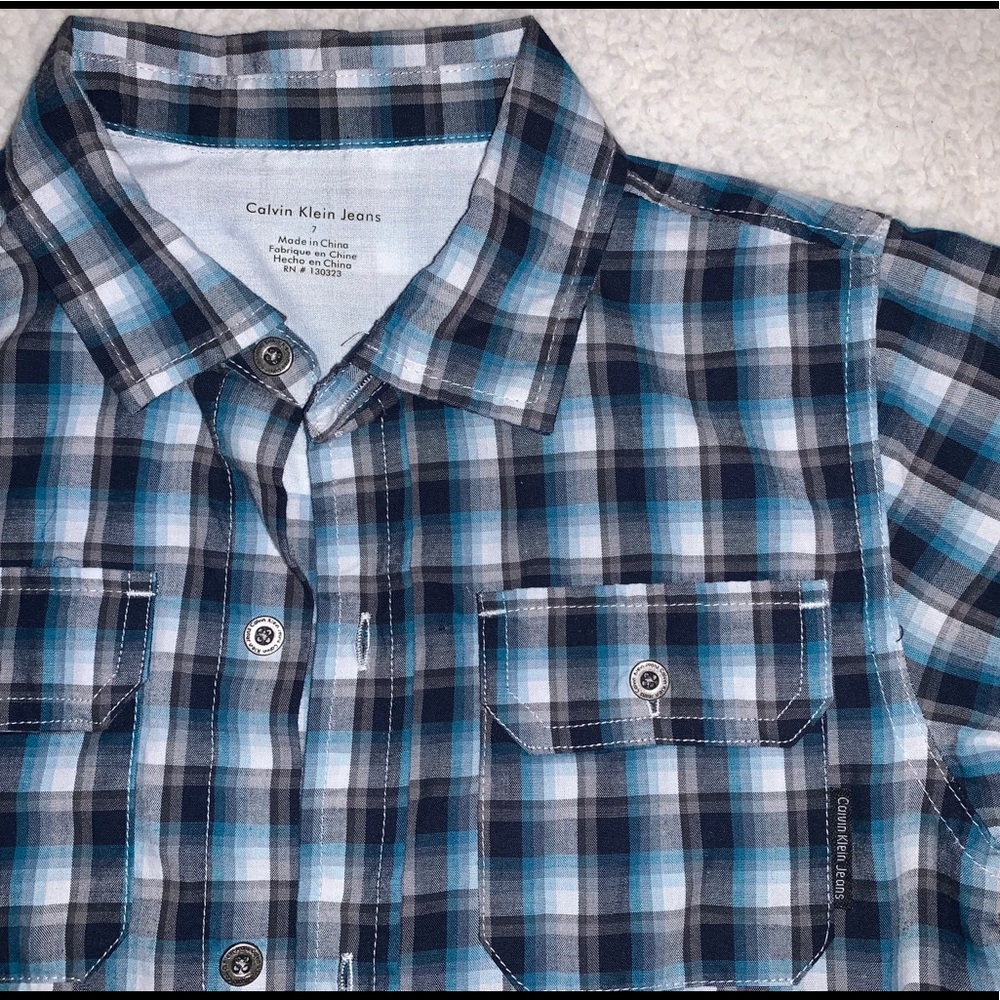 Boys Calvin Klein Long Sleeve Shirt